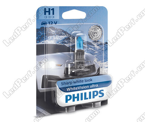 1x lamp H1 Philips WhiteVision ULTRA +60% 55W - 12258WVUB1