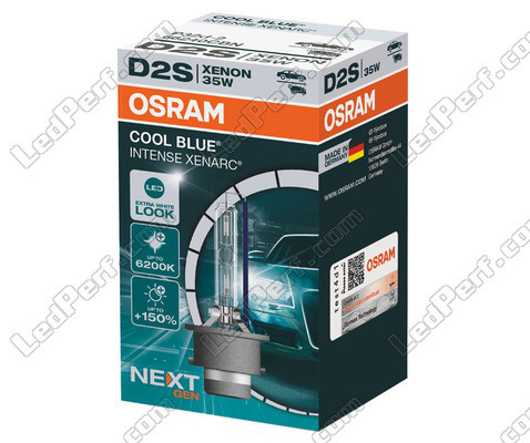 Xenon-lamp D2S Osram Xenarc Cool Intense Blue 6200K in de verpakking - 66240CBN