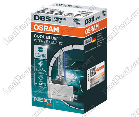 Xenon-lamp D8S Osram Xenarc Cool Intense Blue 6200K in de verpakking - 66548CBN