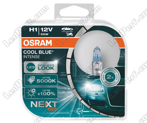Paar Osram H1 Cool blue Intense Next Gen LED Effect 5000K-lampen