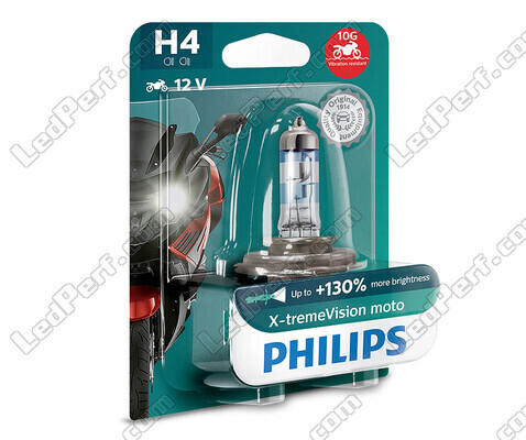Lamp H4 Philips X-tremeVision Motor +130% 60/55W - 12342XV+BW