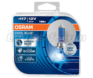 Lampen H7 Osram Cool Blue Boost 5000K xenoneffect ref: 62210CBB-HCB in verpakking van 2 lampen
