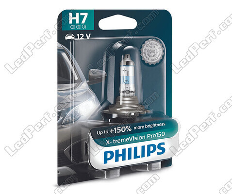 1x Ampoule H7 Philips X-tremeVision PRO150 55W 12V - 12972XVPB1