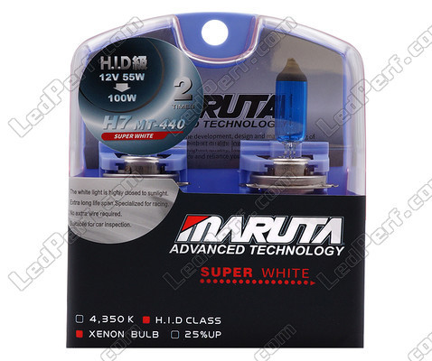 Set met 2 H7 lampen MTEC Maruta Super White - zuiver wit