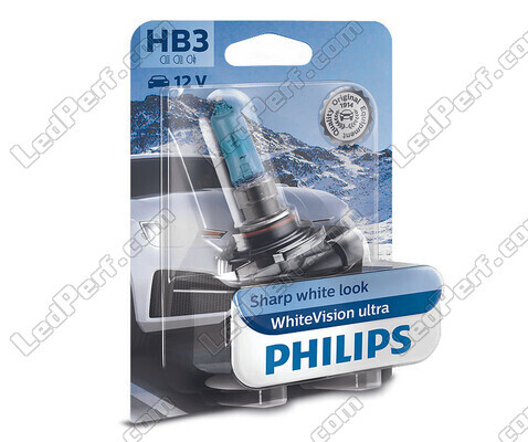 1x lamp HB3 Philips WhiteVision ULTRA +60% 60W - 9005WVUB1