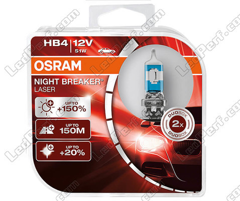 Set van 2 lampen HB4 Osram Night Breaker Laser + 150% - 9006NL-HCB