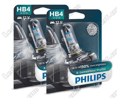 Set van 2 lampen HB4 Philips X-tremeVision PRO150 51W - 9006XVPB1