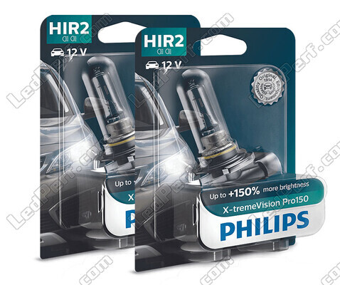 Set van 2 lampen HIR2 Philips X-tremeVision PRO150 55W - 9012XVPB1