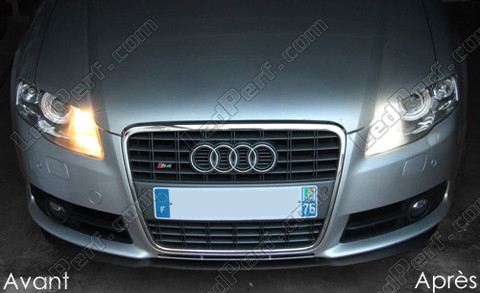 Led dagrijlichten Dagrijlichten LED P21W Audi A4 B7