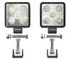 Set met Bevestiging  koplampen werklamp LED Osram LEDriving® CUBE VX70-WD