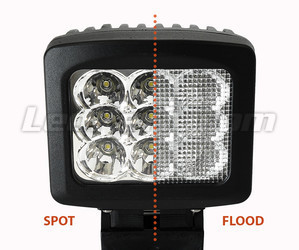 Extra Vierkant led-koplamp 90 W CREE voor 4X4 - Quad - SSV Spot VS Flood