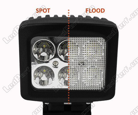 Extra Rechthoek led-koplamp 60 W CREE voor 4X4 - Quad - SSV Spot VS Flood