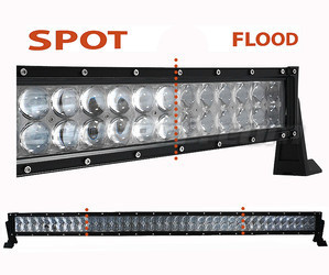 Ledbalk CREE met 4D met Dubbele rij 240 W 21600 lumen voor 4X4, vrachtwagen en tractor. Spot VS Flood
