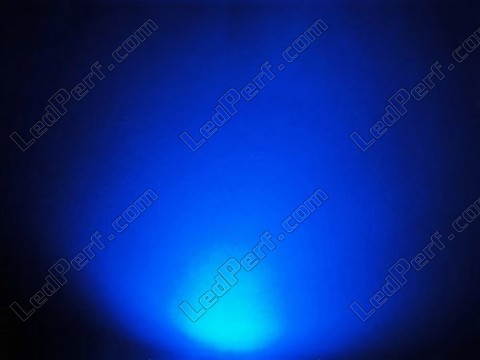 Led 5mm GROOTHOEK blauw + Weerstand 12v