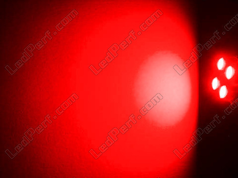 ledlamp BAX9S H6W Efficacity rood