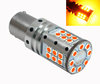 PY21W ledlamp voor richtingaanwijzers LEDs R5W P21W P21 5W PY21W oranje LEDs fitting BAU15S BA15S