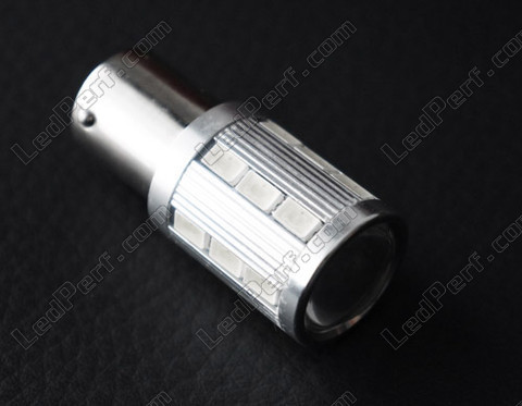 Magnifier led PY21W oranje met hoog vermogen met vergrotende lens voor richtingaanwijzers