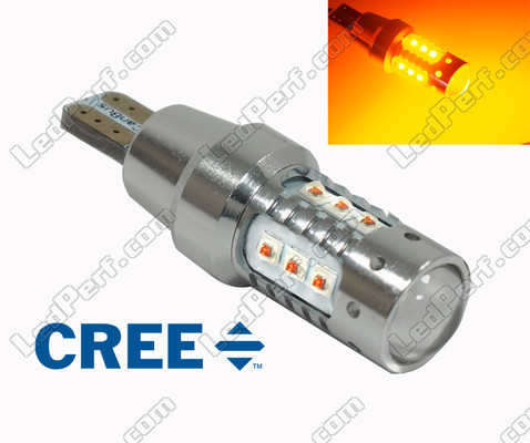 WY16W T15 oranje ledlamp Leds met led details WY16W fitting W16W 12V