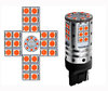 WY21W ledlamp oranje Fitting T20 Leds met led details WY21W fitting W21W W21 5W