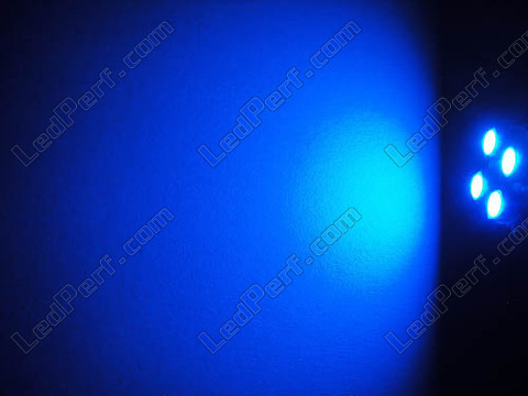 ledlamp BA9S T4W Efficacity blauw