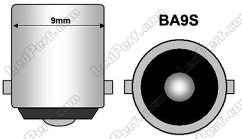 ledlamp BA9S T4W zonder storing boordcomputer wit Xenon-effect