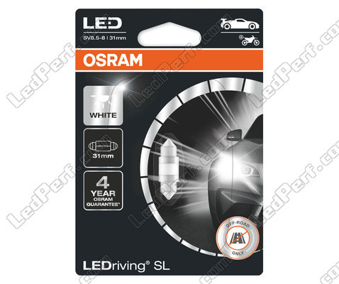 LED Soffittenlamp Osram Ledriving SL 31 mm White van 6000K