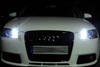 wit Xenon LEDs voor stadslichten W5W T10 - Audi A3 8P