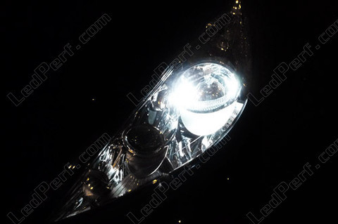 wit Xenon LEDs voor stadslichten W5W T10 - Peugeot 207