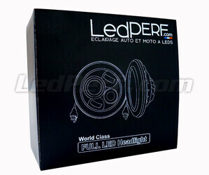 Optiek Motor Full LED Zwart voor Rond 7 inch koplamp - type 5 Verpakking