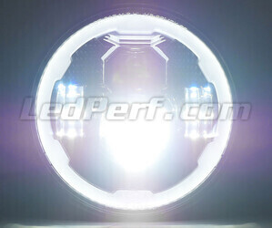 Optiek motor Full LED Zwart voor Rond 7 inch koplamp - type 6
