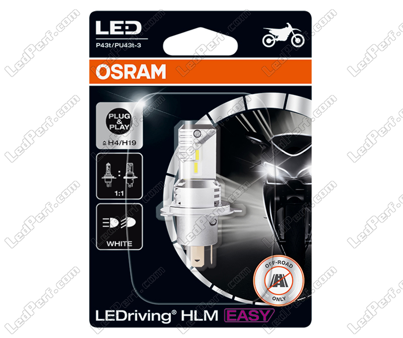 1x H4 LED Osram Easy 6500K lamp - Plug and Play