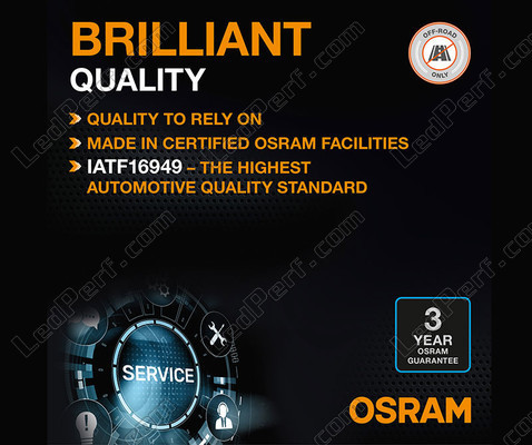 Kit van 2 LED lampen H7 Osram LEDriving XTR 6000K - 64210DWXTR