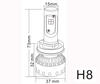 Mini ledlamp H8 Tuning