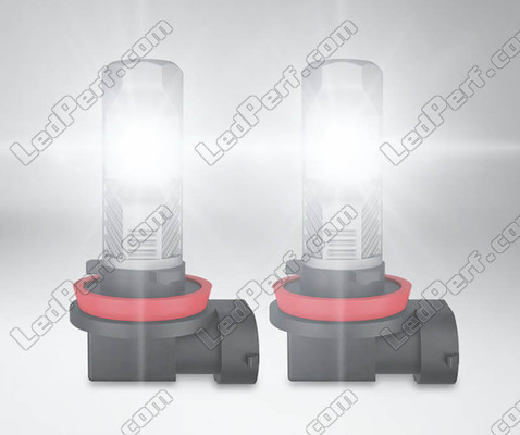 H8 Osram LEDriving Standard LED-lampen voor mistlampen in werking