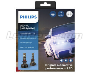 LED-lampenset HB3 (9005) LED PHILIPS Ultinon Pro9000 +250% 5800K - 11005U90CWX2