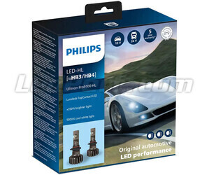 LED-lampenset HB3 (9005) LED PHILIPS Ultinon Pro9100 +350% 5800K - LUM11005U91X2