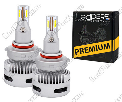 HB3 led-lampen voor auto's met lensvormige koplampen.