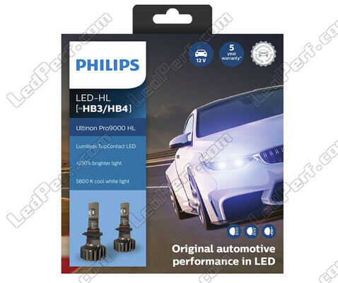 LED-lampenset HB4 LED PHILIPS Ultinon Pro9000 +250% 5800K - 11005U90CWX2