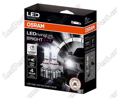 Verpakking HB4/9006 LED-lampen Osram LEDriving HL Bright - 9006DWBRT-2HFB