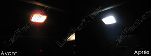 Ledlamp bij spiegel op de zonneklep Alfa Romeo 156
