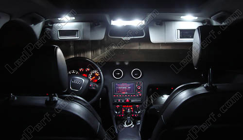Oude man hoofdonderwijzer plaats Set Full leds voor interieur voor Audi A3 8P Light