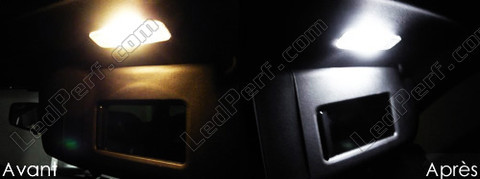 Ledlamp bij spiegel op de zonneklep Audi A4 B5