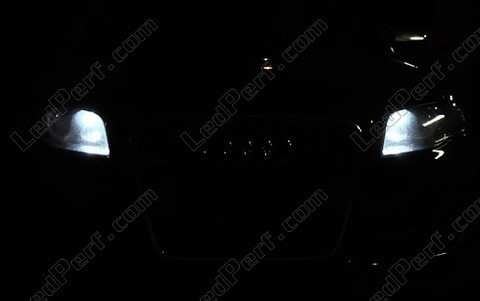Led stadslichten wit Xenon Audi A4 B7