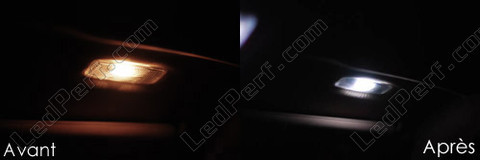 Ledlamp bij spiegel op de zonneklep Audi A6 C5