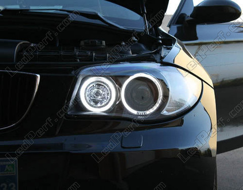 Leds wit Xenon voor angel eyes H8 BMW Serie 1 fase 2 6000K - MTEC V3.0