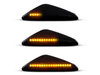 Verlichting van de dynamische LED zijknipperlichten voor BMW X3 (F25) - Zwarte versie