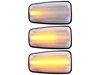 Verlichting van de sequentiële LED zijknipperlichten voor Citroen Berlingo - Transparante versie
