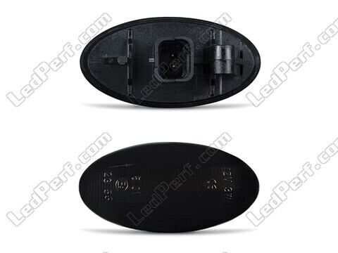 Connector van de dynamische LED zijknipperlichten voor Citroen C2 - Gerookte zwarte versie