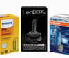 Oorsponkelijke lamp Xenon voor Citroen C8, Osram-, Philips- en LedPerf-merken beschikbaar in: 4300K, 5000K, 6000K en 7000K