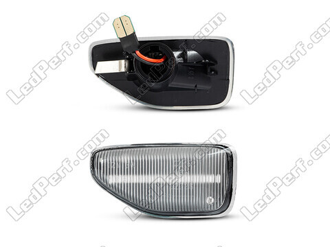 Connectoren van de sequentiële LED zijknipperlichten voor Dacia Duster 2 - Transparante versie